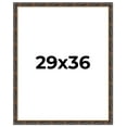 thumbnail image 1 of 29x36 Frame Gold Real Wood Picture Frame Width 1.5 inches | Interior Frame Depth 0.5 inches |, 1 of 8