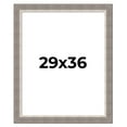 thumbnail image 1 of 29x36 Frame Grey Real Wood Picture Frame Width 2.75 Inches | Interior Frame Depth 0.5 Inches |, 1 of 8