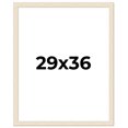 thumbnail image 1 of 29x36 Frame White Real Wood Picture Frame Width 1.5 inches | Interior Frame Depth 0.5 inches | Barn, 1 of 8