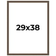 thumbnail image 1 of 29x38 Frame Golden Caramel Solid Wood Bronze Picture Frame | 1.25 Inch Moulding Width | 0.5 Inch, 1 of 8