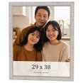 thumbnail image 1 of 29x38 Frame White Real Wood Picture Frame Width 0.75 inches | Interior Frame Depth 0.5 inches |, 1 of 8
