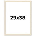 thumbnail image 1 of 29x38 Frame White Real Wood Picture Frame Width 1.5 inches | Interior Frame Depth 0.5 inches | Barn, 1 of 8