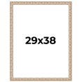 thumbnail image 1 of 29x38 Frame White Real Wood Picture Frame Width 1.5 inches | Interior Frame Depth 0.5 inches |, 1 of 8