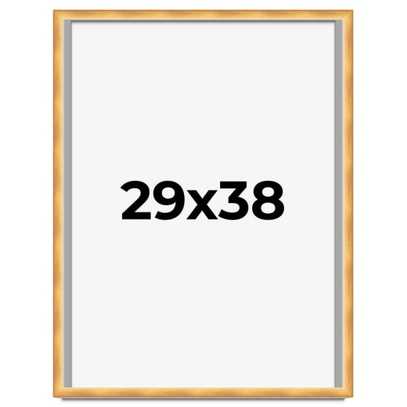29x38 Shadow Box Bronze Cross-Brushed Display Frame | 1.625 Inches Deep Solid Wood | UV Resistant