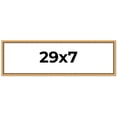 thumbnail image 1 of 29x7 Frame Beaded Gold Solid Wood Picture Frame | 0.75 Inches Moulding Width | Liscio Oro, 1 of 8