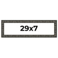 thumbnail image 1 of 29x7 Frame Black-Brown Medieval Solid Wood Picture Frame | 1.5 Inch Moulding Width | Gotham Beveled, 1 of 8