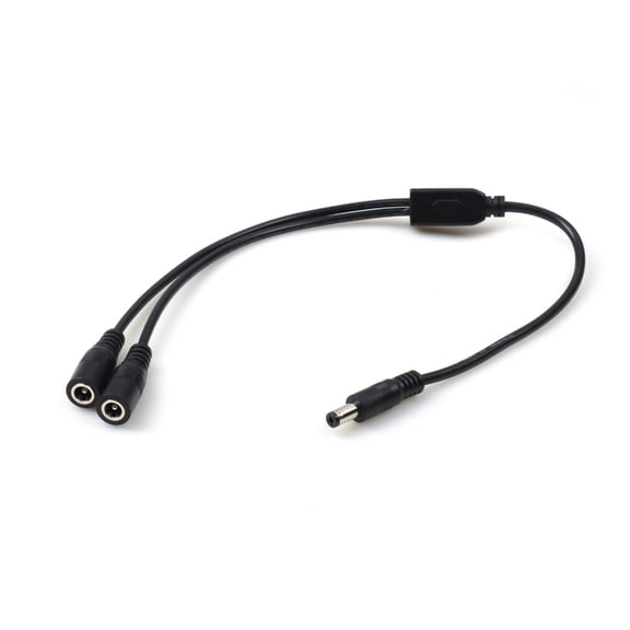 2A 5521 Power Distribution Cable 5.5x2.1mm Input To Multiple Outputs For Security System Printer Lighting