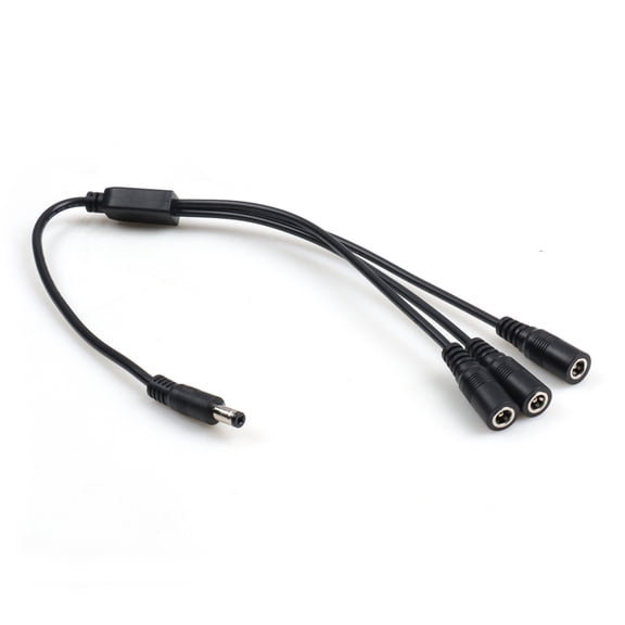 2A 5521 Power Distribution Cable 5.5x2.1mm Input To Multiple Outputs For Security Systems Printer Lighting