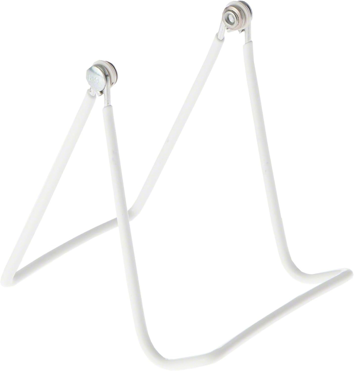 2A Adjustable White Wire Display Easel, 3.625" W x 4" D x 4.5" H, Pack of 2