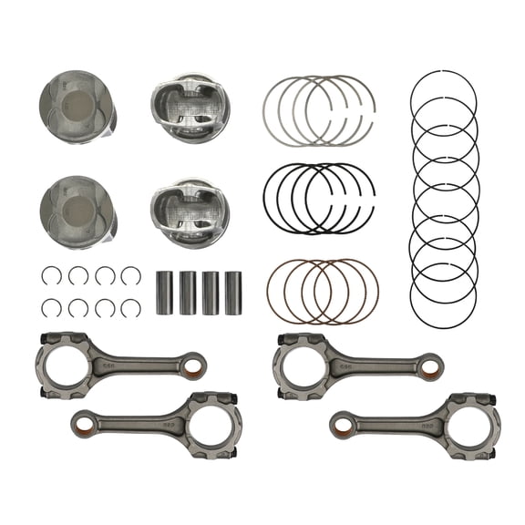 2ARFE 2.5L Engine Pistons & Ring Kit Connecting Rods For 2009-2016 Scion TC Toyota Rav4 Camry RAV4 L4