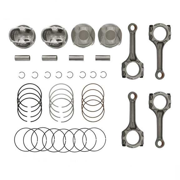 2ARFE 2.5L Engine Pistons & Ring Kit Connecting Rods For 2009-2016 Scion TC Toyota Rav4 Camry