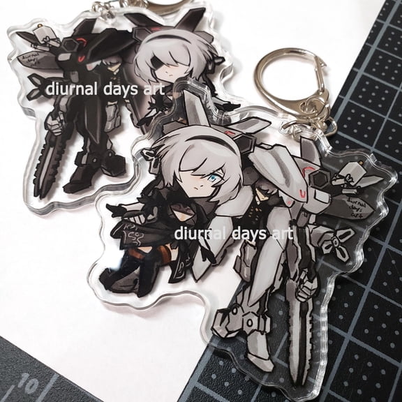 2B Acrylic Keychain (1 keychain)