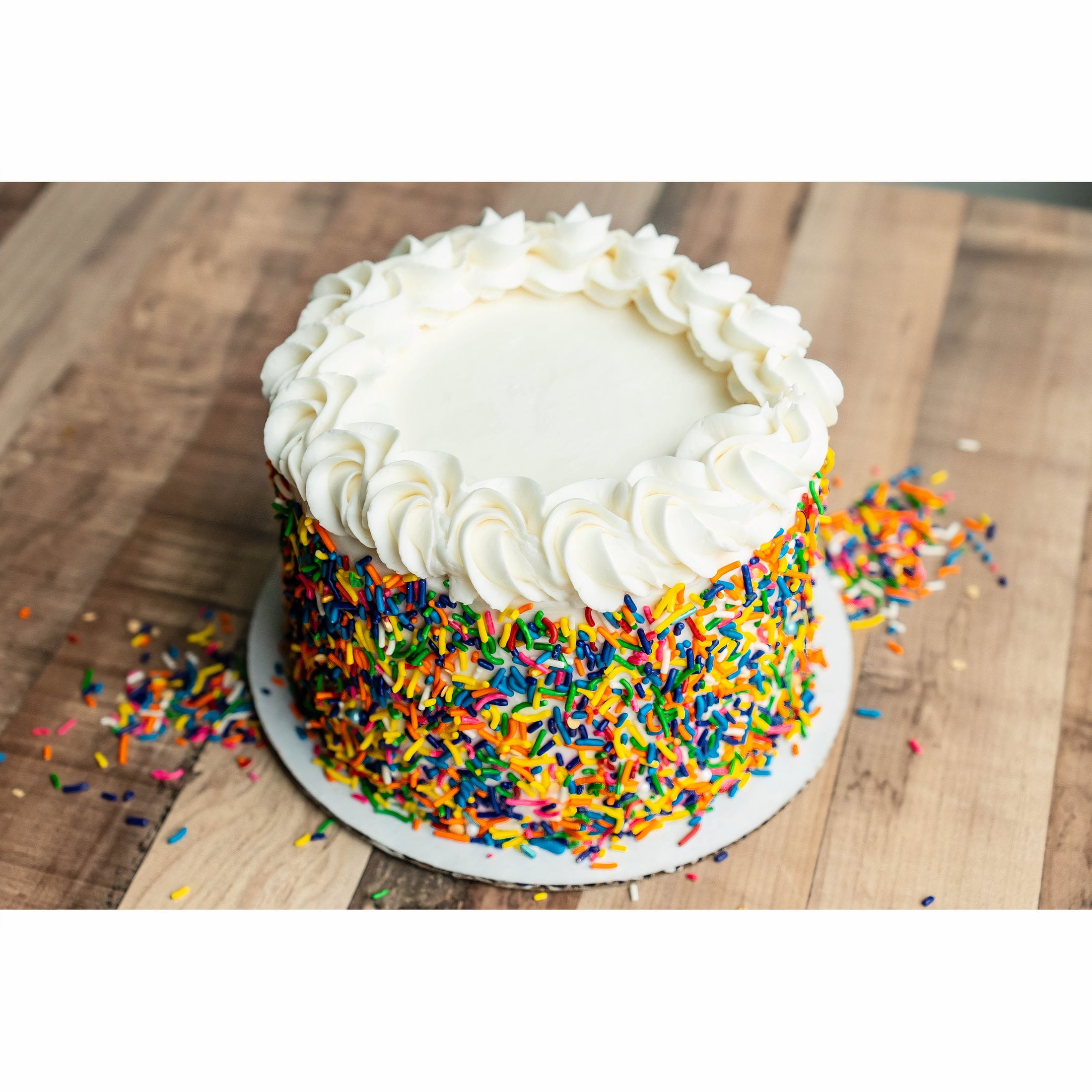 2B Whole GlutenFree Bakery Vanilla Birthday Cake with Strawberry