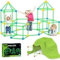 thumbnail image 1 of 2BK 100 PCS Kids Fort Building Kit - Fort Builder | Crazy Kids Fort Building Set | Build A Fort| Gift for 5-12 Years Old Boys Girls, 1 of 8