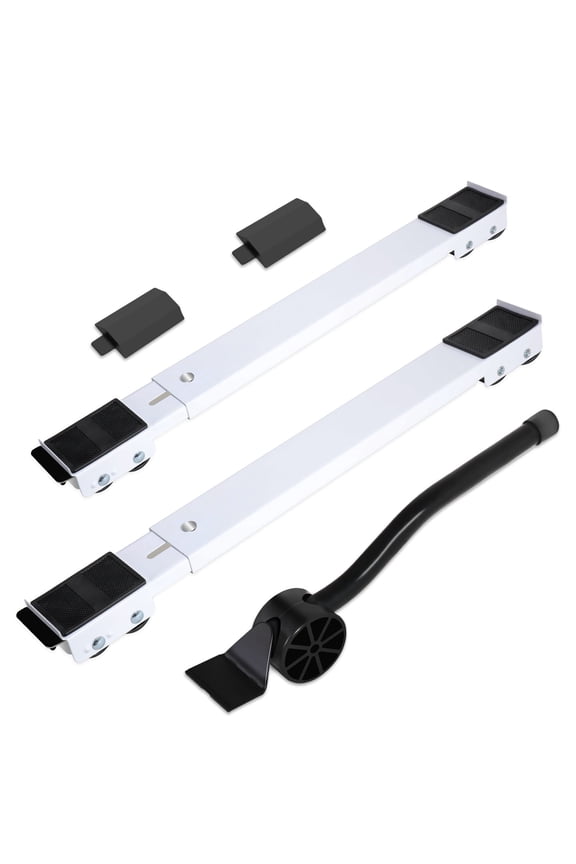 Furniture Mover Tool,Furniture Moving Sliders,1700 lbs Maximum ,Adjustable Mobile Base for Washing Machines, Refrigerator Support Stand, Roller Dolly for Dryers, Dishwashers(White)