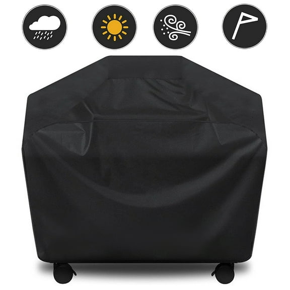 2BK Grill Cover Waterproof Weather Resistant 210D Oxford BBQ Cover Suitable for Weber, Brinkmann, Char Broil Grills and More (66inch)