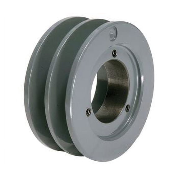 2BK40H Pulley | 3.95" OD Double Groove "H" Pulley (bushing not included)