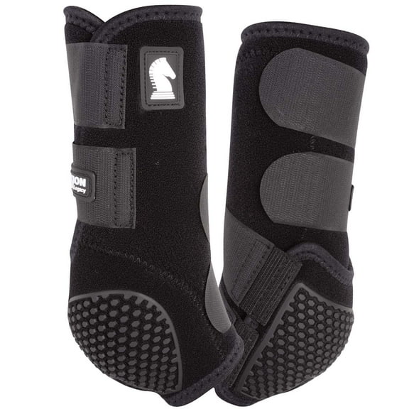 Classic Equine Flexion by Legacy Support Boot, Front, Large, Black