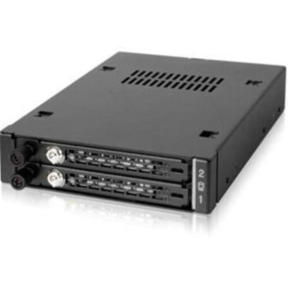2Bay 2.5 SAS SATA Mobile Rack Lock