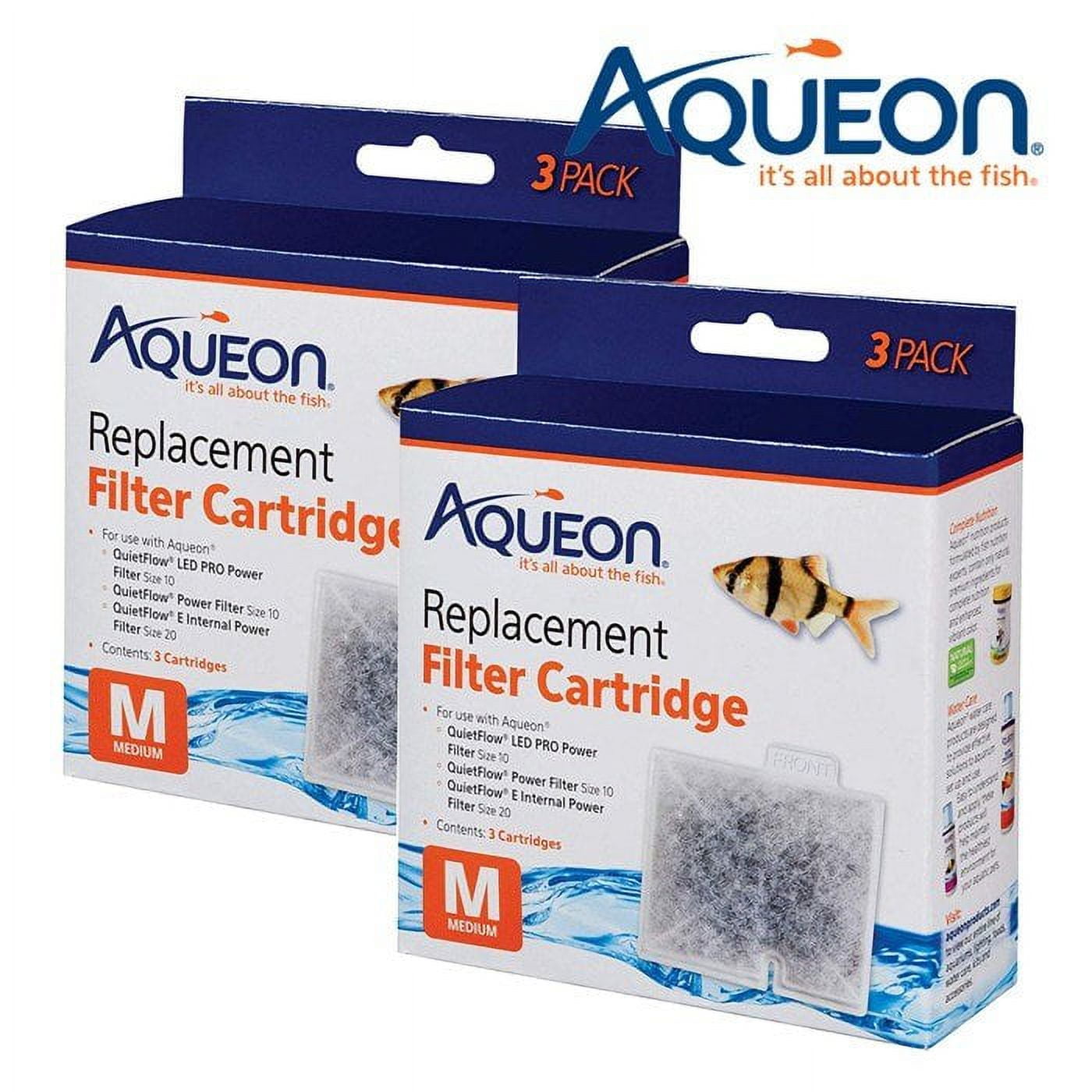 2Boxes Aqueon 06084 QuietFlow Replacement Filter Cartridge Medium,3