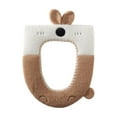 thumbnail image 1 of 2Brown Brown Toilet Seat Cover With Fun Design For Winter Warmth And Softness Polyester Brown Color 16.92 X 14.56 Inches Easy To Clean And Durable For Daily Use, 1 of 6