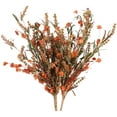 2Bundles Artificial Fall Flowers Stem Dried Floral Arrangement for Fall