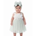 thumbnail image 1 of 2Bunnies Baby Toddler Girls' 6M-3T 3D Flower Petal Bow Tie-Back Bow Dress, 1 of 3