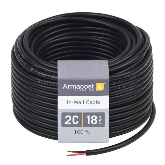 2C 18AWG In-Wall Cable Connector Cord (100 ft. /8 m)