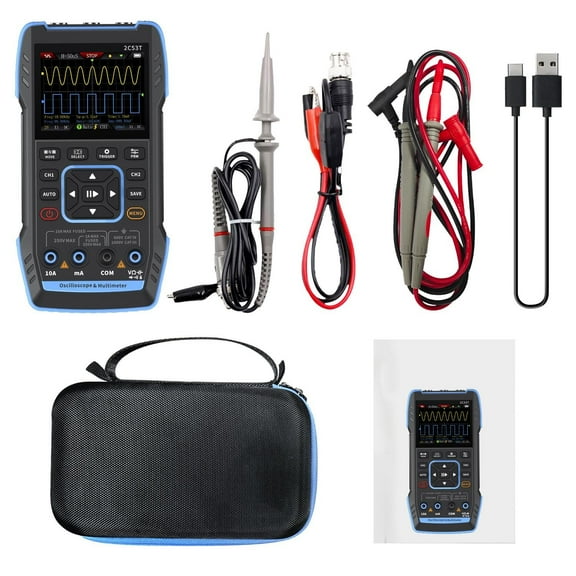 2C23T Upgrade 3 in 1 Oscilloscope Multimeter Signal Generator 50MHz Bandwidth