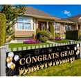 thumbnail image 1 of Graduation Decoration 2026 Congrats Grad Banner Yard Sign Class of 2026 Banner Photo Booth Backdrop College Graduation Party Supplies Black 19" X 118", 1 of 7