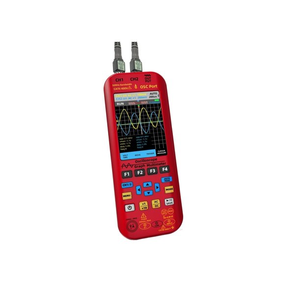 2CH 50MHz 250MSa/s 20000Counts Oscilloscope Multimeter Signal Generator