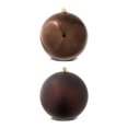 thumbnail image 1 of 2-Count Brown Jumbo Shatterproof Christmas Ornaments, 7.8 in, by Holiday Time, 1 of 6