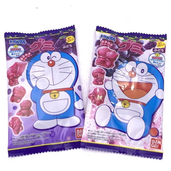 (2CT) Bandai Doraemon Gummy Grape Flavor13g