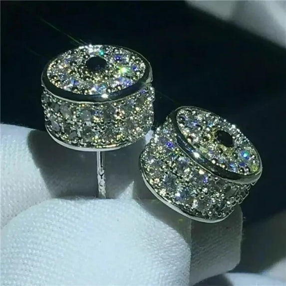 2CT Oval Cut Simulated Diamond Women's Wedding Ring 14K White Gold Plated