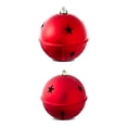 thumbnail image 1 of Red Jumbo Bell Shatterproof Christmas Ornaments, 7.87", 2 Count, by Holiday Time, 1 of 6