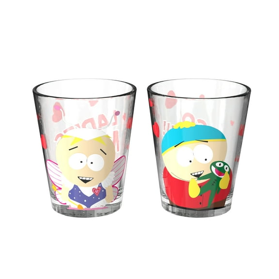 Zak Designs 2 Pack 1.5oz South Park Glass