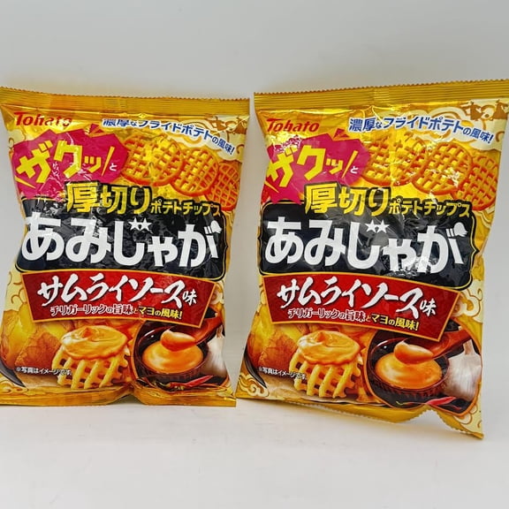 (2CT)Tohato Thick Cut Potatoes Chip - Samurai Sauce Flavor 58g