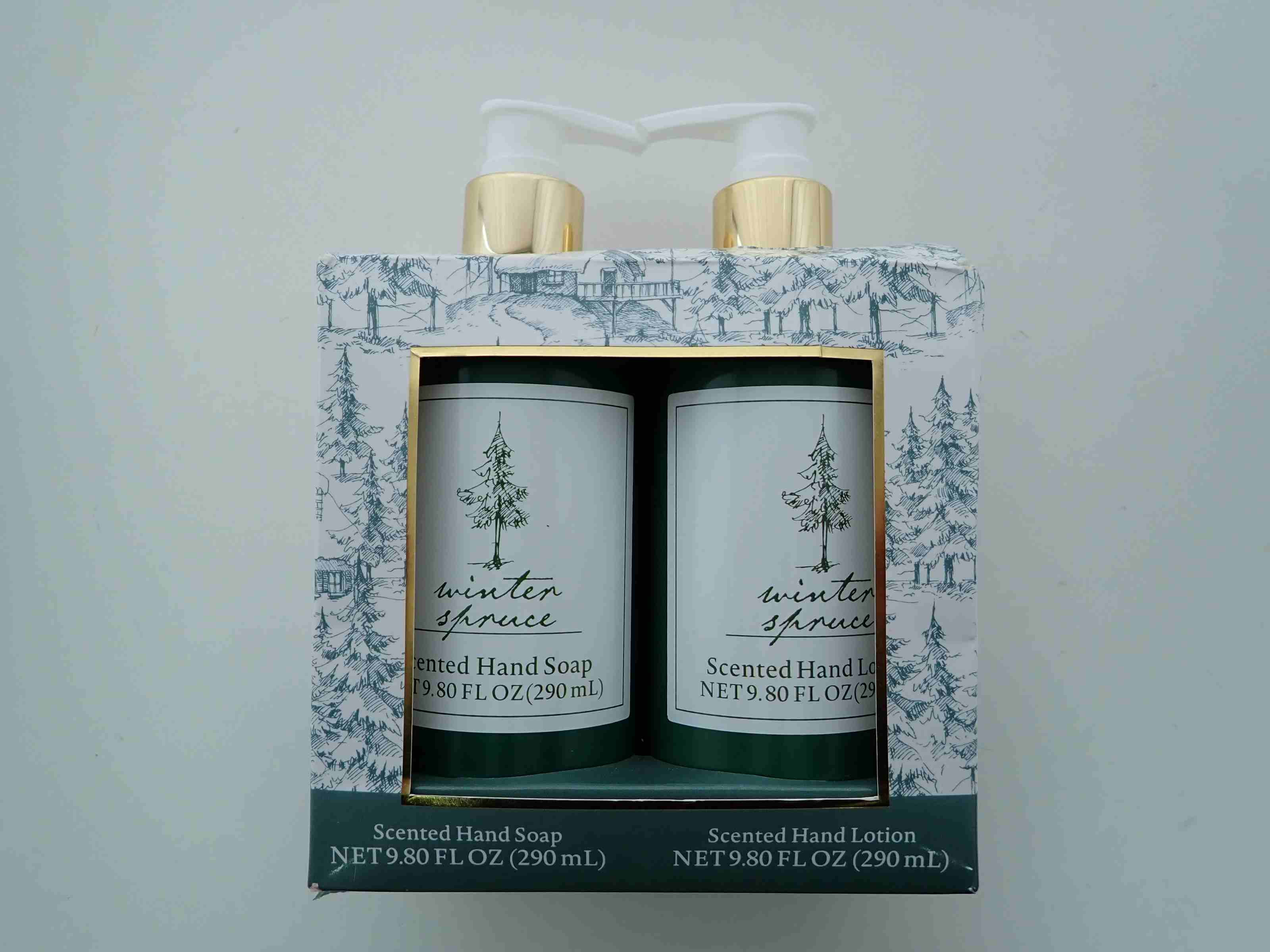U Style, Winter Spruce Scented, Hand Soap and Lotion Set