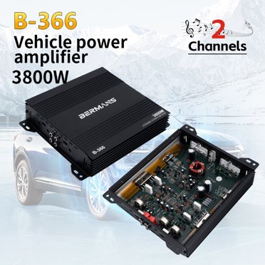 3800W 4 Channel Class AB Car Amplifier – Stereo Audio Subwoofer Amp – LGJ.2023 WDK705 – Aluminium Alloy