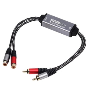 2Channel Ground Looping Noise Isolator for Clear Audios Signal Transmission