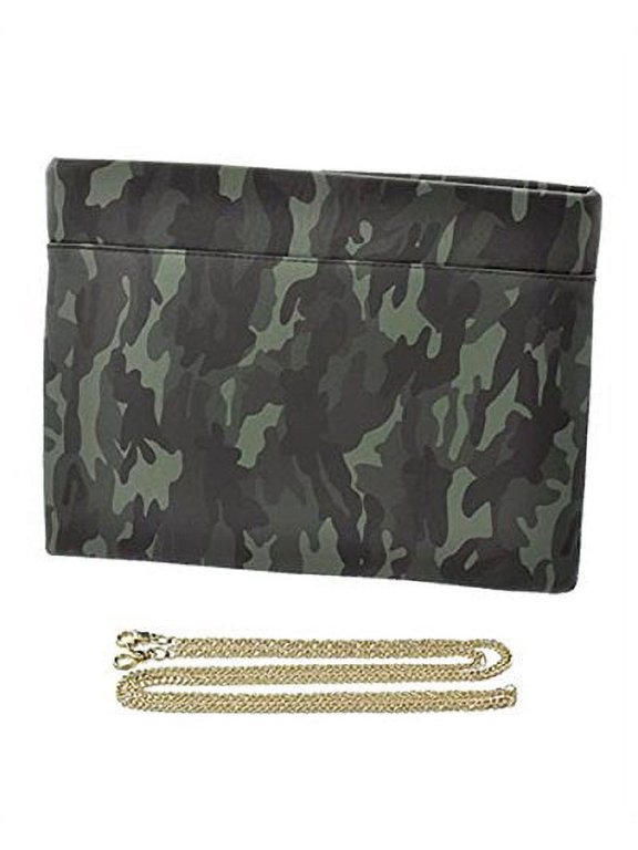 Camouflage Pattern Clutch, Green