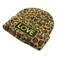 thumbnail image 1 of 2Chique Boutique Men's Cheetah Pattern Beanie 100% Polyester O/S Brown/ Animal Print, 1 of 1