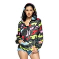 thumbnail image 1 of 2Chique Boutique Women's Camouflage Hoodie Windbreaker Jacket, 1 of 7