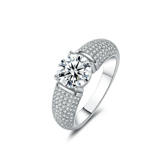 2Ct 3Ct Moissanite Rings for Men Engagement Ring Mens Diamond Wedding Bands 18K Sterling Silver Moissanite Promise Rings Moissanite Jewelry for Men 