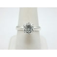 thumbnail image 1 of 2Ct Lab Created Diamond Round Cut Solitaire Engagement Ring 14K White Gold Plated, 1 of 5