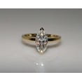 thumbnail image 1 of 2Ct Marquise Cut Lab Created Diamond Solitaire Engagement Ring 14K Gold Finish, 1 of 2