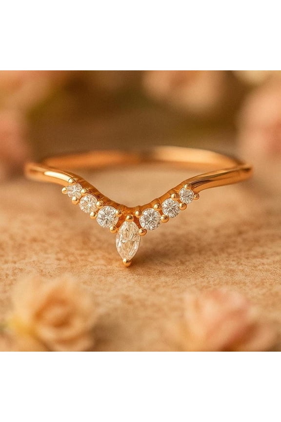 2Ct Marquise Cut Lab Created Diamond Women Enhancer Wrap Guard Ring 14K Yellow Gold Plated