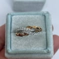 thumbnail image 1 of 2Ct Round Cut Simulated Diamond Women's Stunning Band Ring In 14K Yellow Gold Plated, 1 of 4
