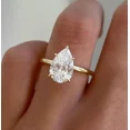 thumbnail image 1 of 2Ct Pear Cut G-VS1 Lab Grown Diamond Women's Pretty Engagement Ring Solid 14k Yellow Gold, 1 of 2