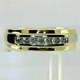 thumbnail image 1 of 2Ct Round Cut Lab Created Diamond Eternity Engagement Ring 14K Yellow Gold Plated Silver, 1 of 4